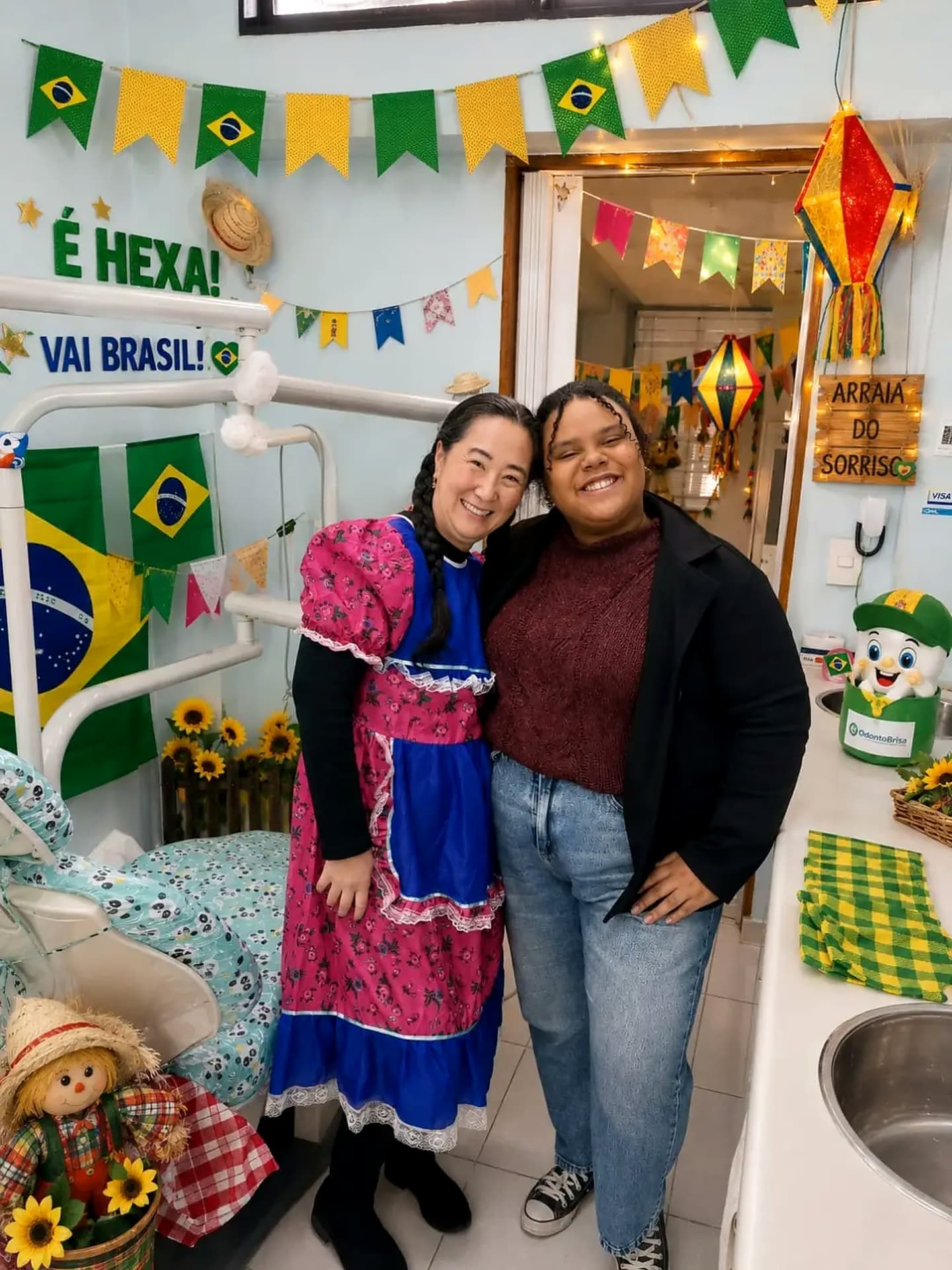 Momento OdontoBrisa com paciente