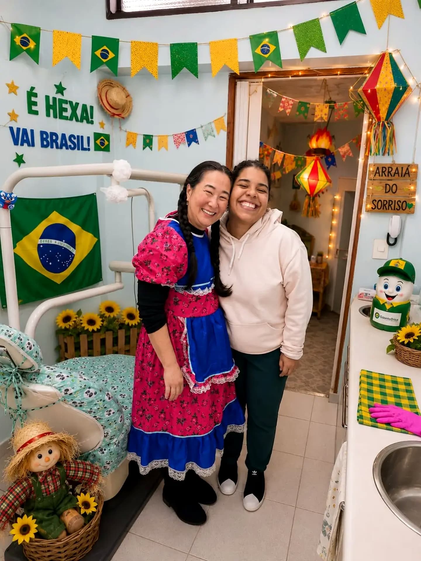 Momento OdontoBrisa com paciente